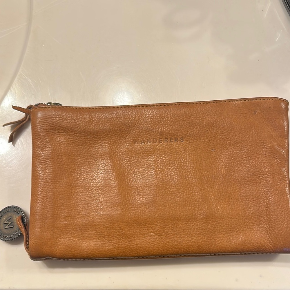 Wanderers Tan Leather Wallet